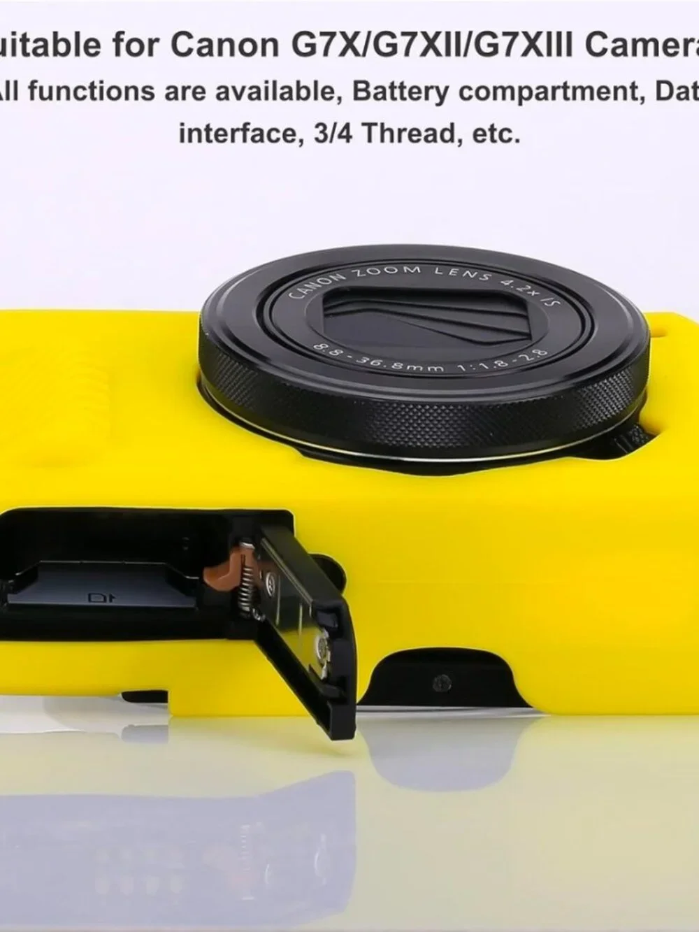 NEW G7X / G7X Mark II Camera Silicone Case, Ultra Thin Lightweight Rubber Soft
